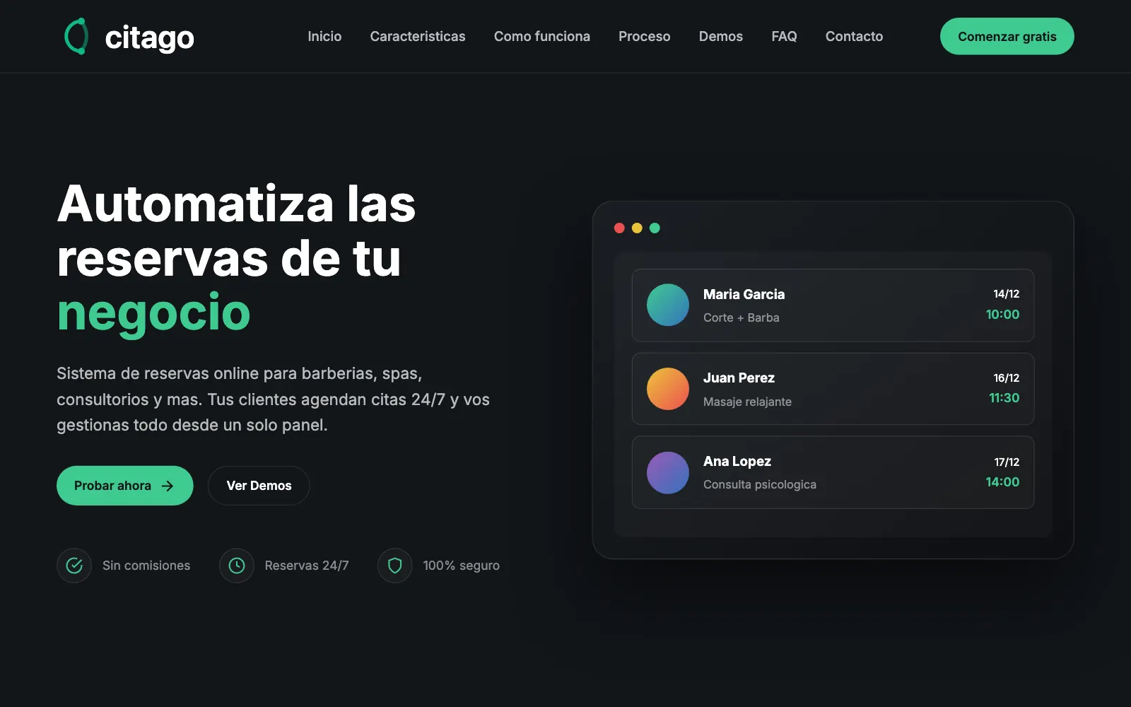 Sitio de Citago hecho por Colorway